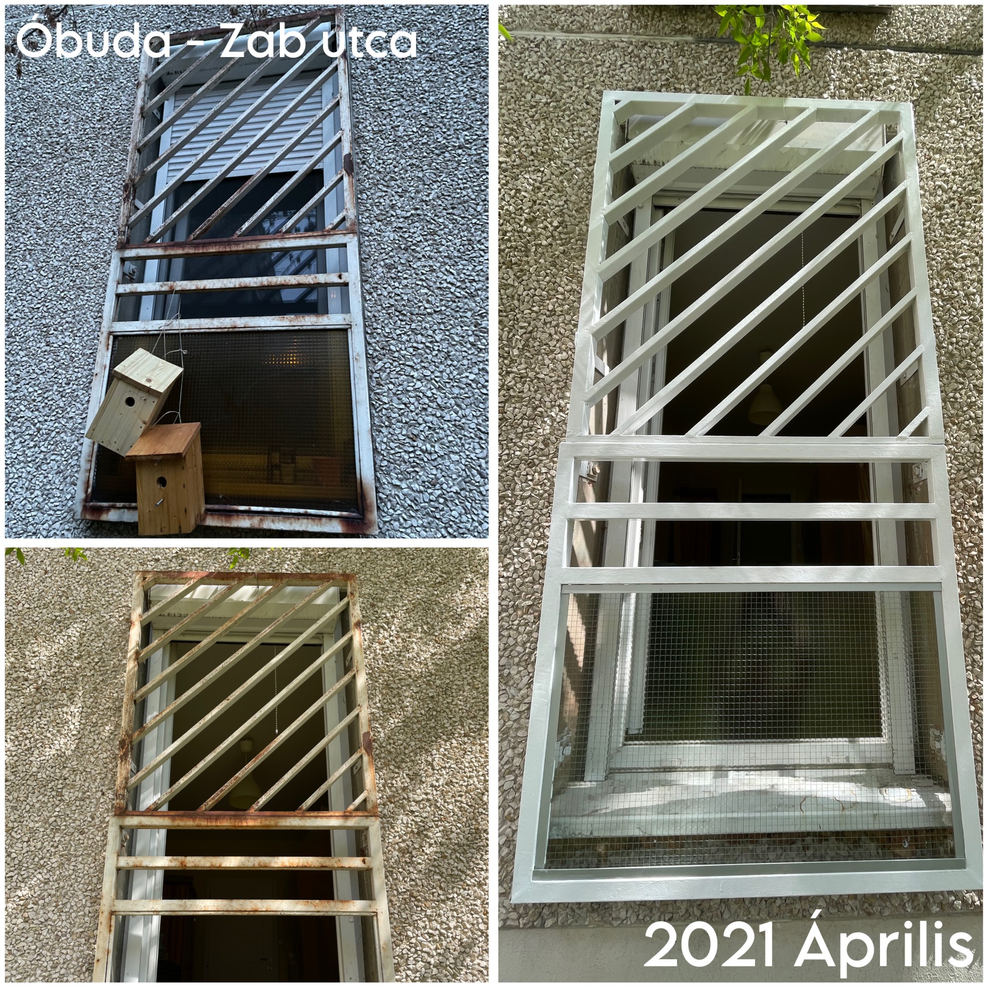 Referenciák – erkélyfelújítás és üvegezés Drót üvegezés, csiszolás és festés